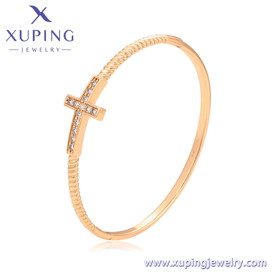 bracelet croix en cristal